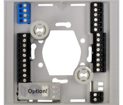 Socle de raccordement pour module électronique 72575×1 finition argent