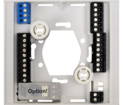 Socle de raccordement pour module électronique 72575×2 finition blanche