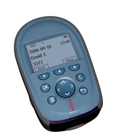 Emetteur / Récepteur a71 ascom gris foncé version Evoluée  pour appel malade ou infirmière.
