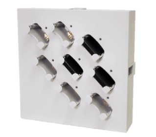 Rack de charge 8 positions ascom pour batteries a51 ascom/a71 ascom/ p71 pour appel malade ou infirmière.