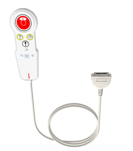 Mini manipulateur ascom multifonctions 6 boutons pour appel malade ou infirmière.